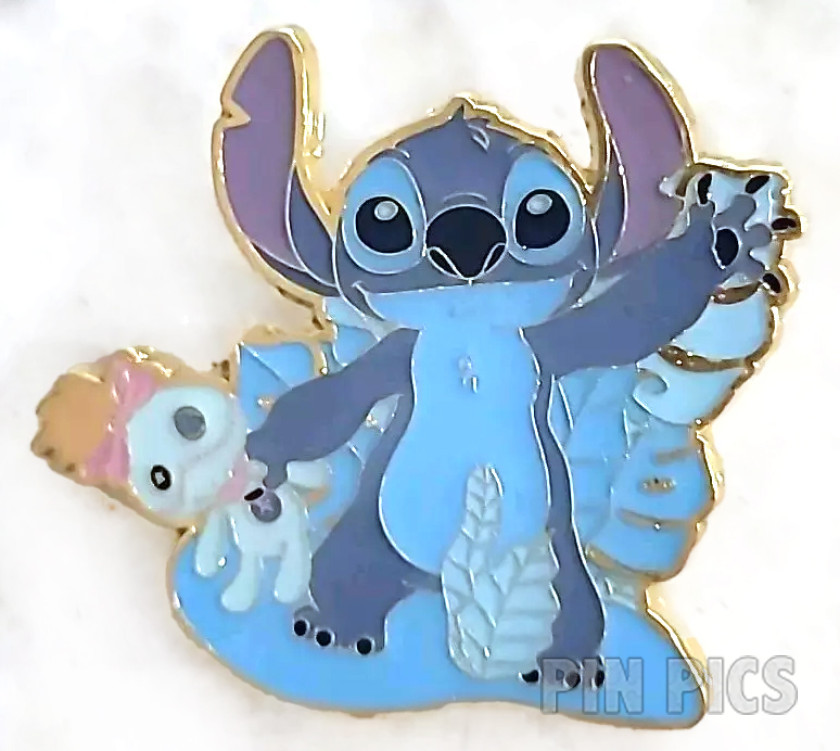 Loungefly - Stitch and Scrump - Hiking - Say Aloha Tonal Scenes - Mystery - Lilo and Stitch - BoxLunch