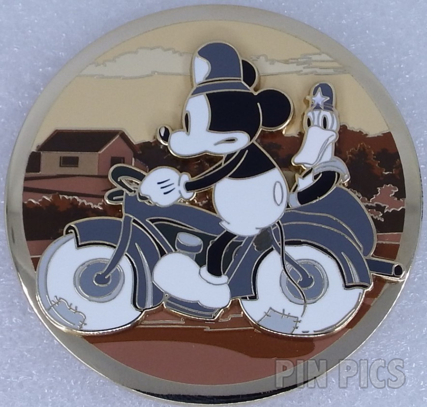 Artland - Vintage Mickey - Dognapper Mickey on Motorcycle