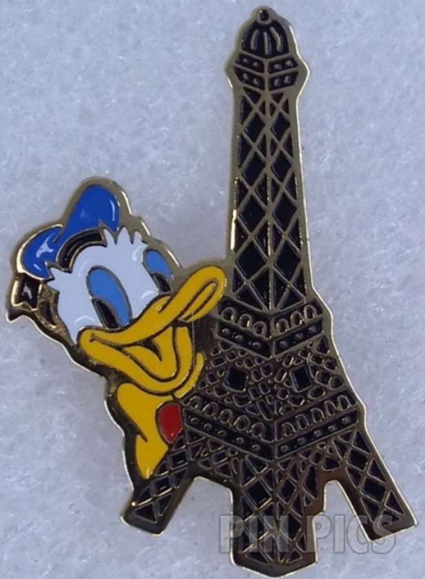 Donald Duck with Eiffel Tower