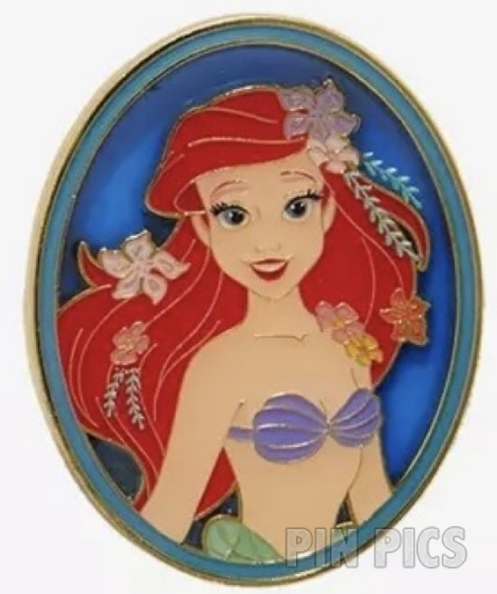 Loungefly - Ariel - Disney Princess Floral Portraits - Mystery - Stained Glass - Little Mermaid - BoxLunch