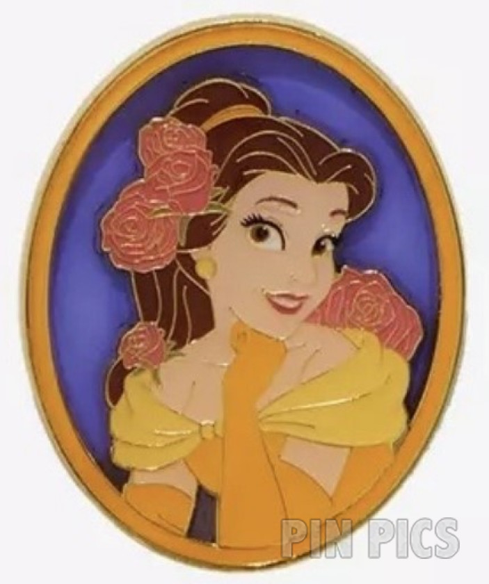 Loungefly - Belle - Disney Princess Floral Portraits - Mystery - Stained Glass - Beauty and the Beast - BoxLunch