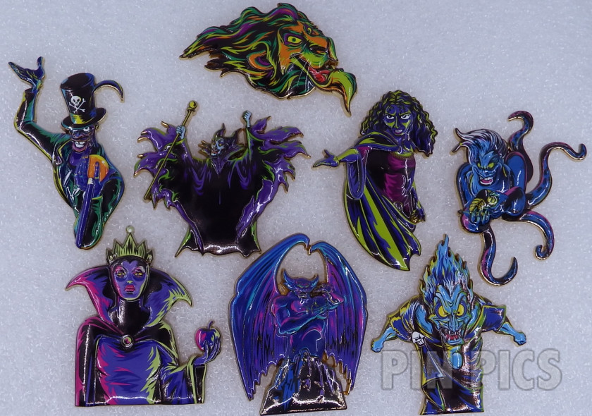 WDCS - Neon Villains - D23 Expo 2024 - Mystery - Blacklight - Cast - Set