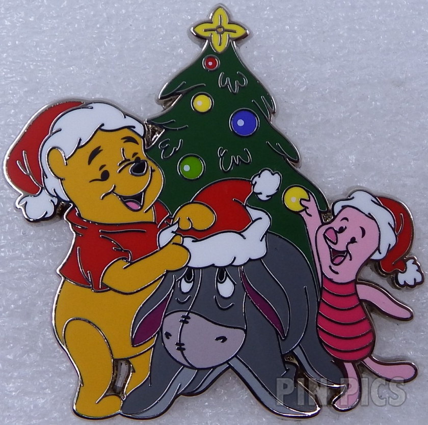 Santa Winnie the Pooh, Eeyore, Piglet - Christmas 2024