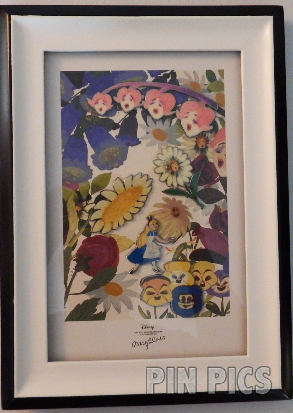 DIS - Alice in Wonderland Mary Blair Framed Pin Set – Concept Art