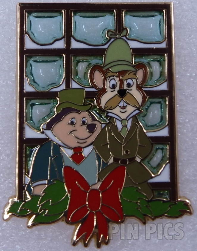 Ratty and Moley - Advent Calendar - Mickey's Christmas Carol - Stained Glass - Wind in the Willows