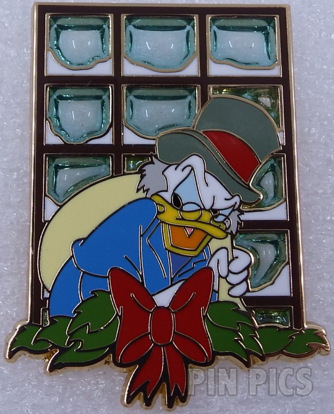 Uncle Scrooge McDuck - Advent Calendar - Mickey's Christmas Carol - Stained Glass