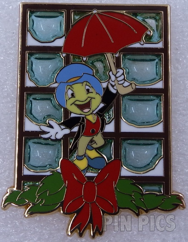 Jiminy Cricket - Advent Calendar - Mickey's Christmas Carol - Stained Glass - Pinocchio