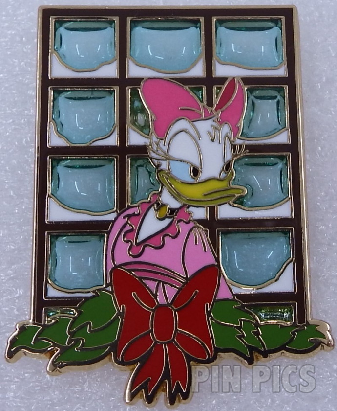 Daisy Duck - Advent Calendar - Mickey's Christmas Carol - Stained Glass