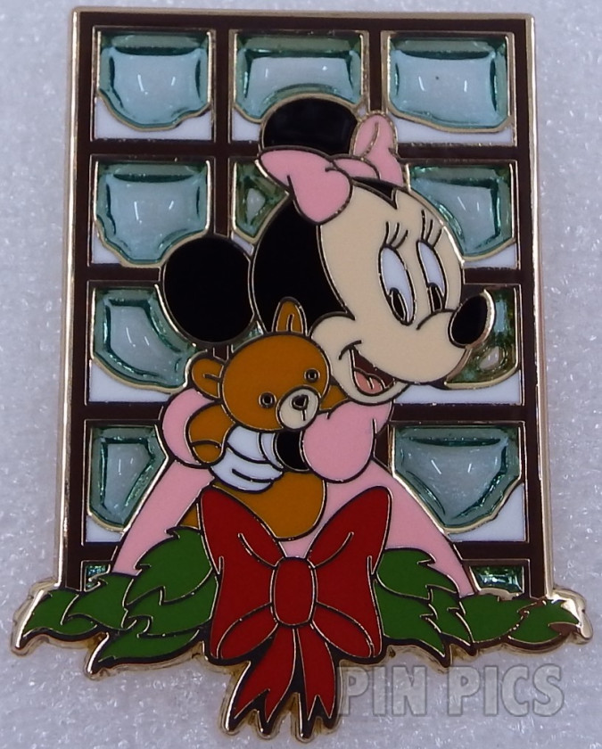 Minnie as Emily Cratchit - Advent Calendar - Mickey's Christmas Carol - Stained Glass