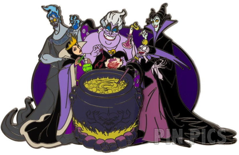 PALM - Hades, Evil Queen, Ursula, Yzma, Maleficent - Disney Villains - Super Jumbo