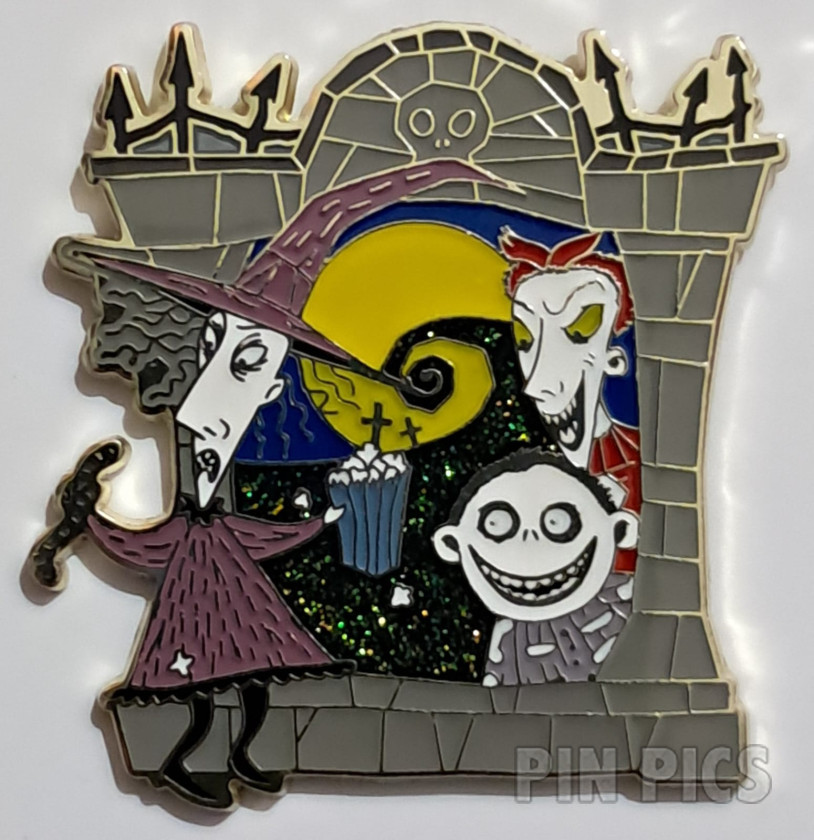 BoxLunch - Lock, Shock and Barrel - The Nightmare Before Christmas - Stained Glass Frame