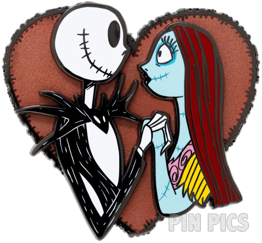 PALM - Jack Skellington and Sally - Heart - Nightmare Before Christmas