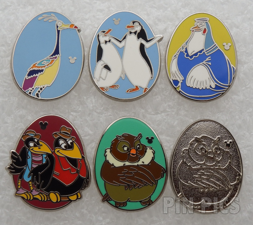 WDW - Disney Birds Set - Hidden Mickey 2014