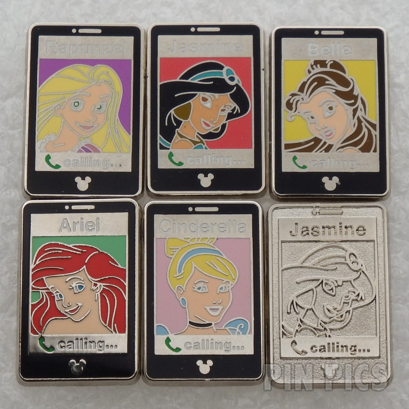 WDW - Princess Mobile Phones Set - Hidden Mickey 2014