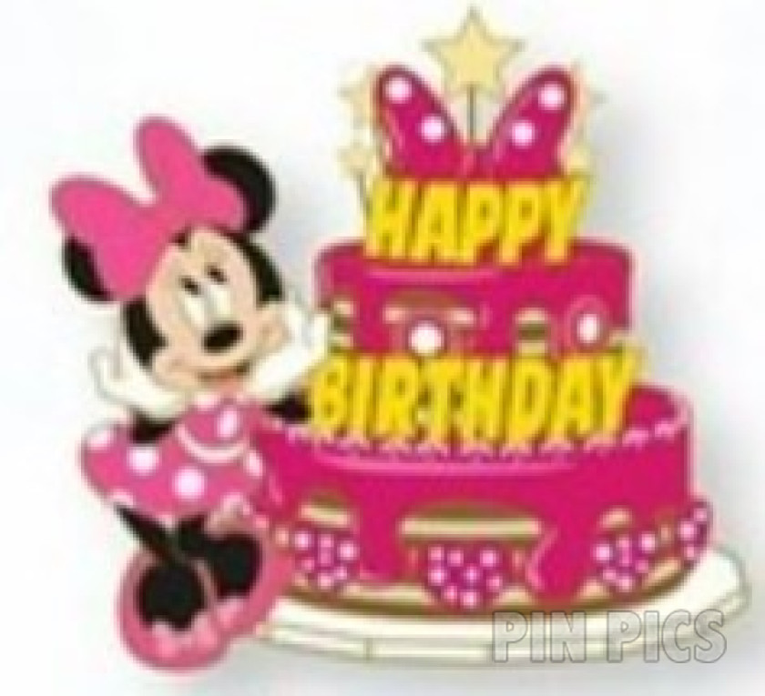 DLP - Minnie Mouse - Happy Birthday Cakes