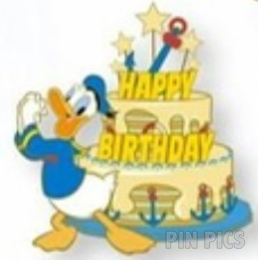 DLP - Donald Duck - Happy Birthday Cakes