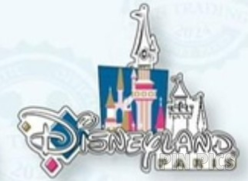 DLP - Sleeping Beauty Castle - Pink and Blue - Logo