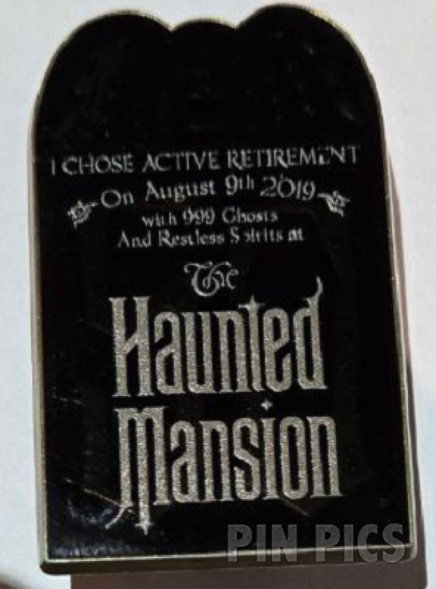 DL - I Chose Active Retirement - 999 Ghosts - Haunted Mansion 50th Anniversary