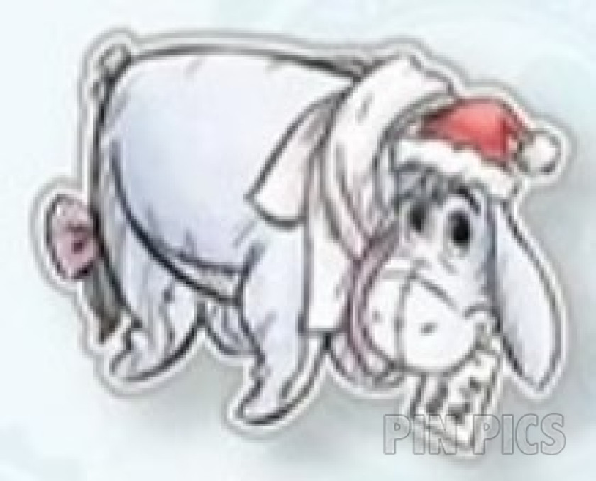 DLP - Eeyore - Christmas - Santa Hat - Winnie the Pooh