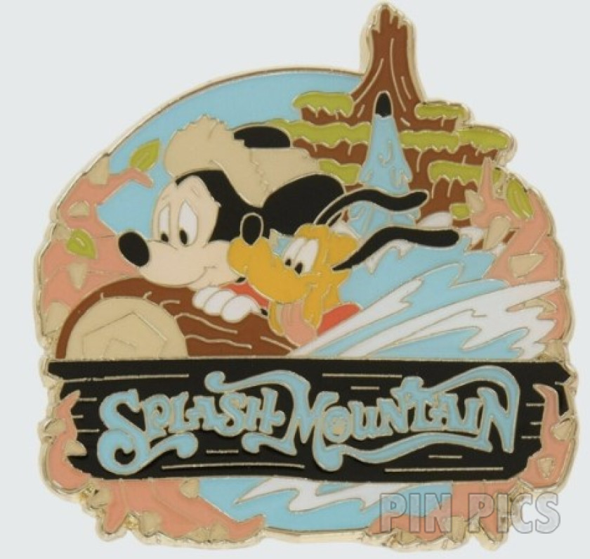 TDR - Mickey and Pluto - Splash Mountain