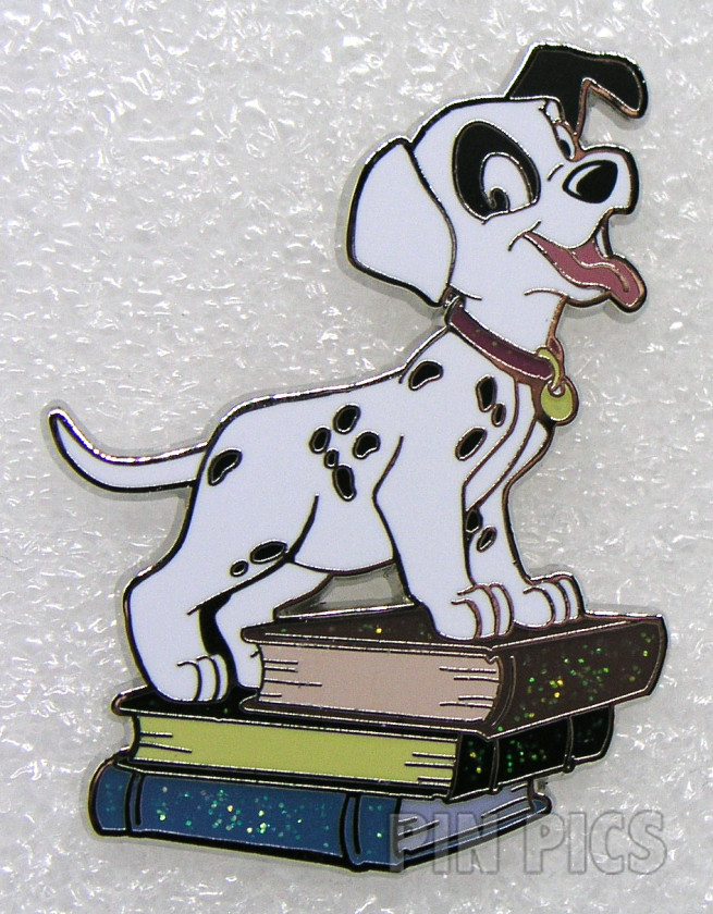 PALM - Puppy - Standing on Pile of Books - 101 Dalmatians