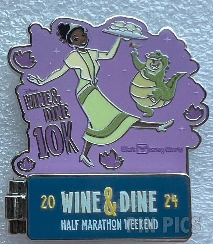 WDW - Tiana and Louis - 2024 Wine and Dine 10K - I Did It – Hinged - Princess and the Frog