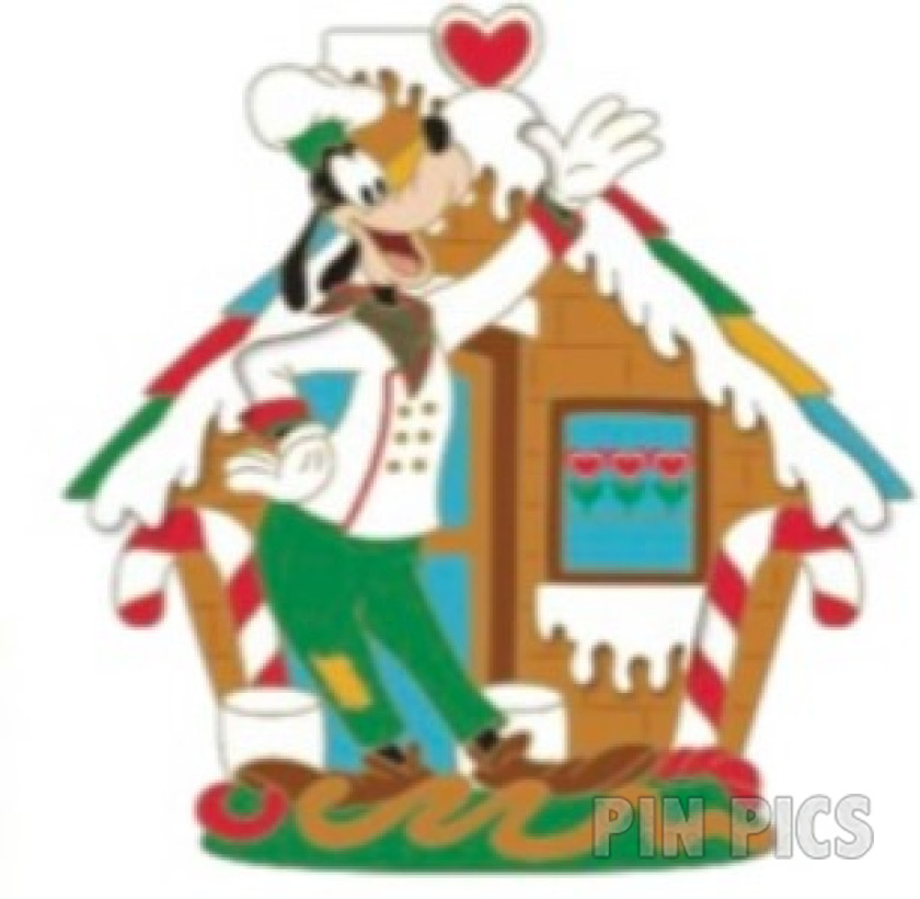 Baker Goofy on Float - Gingerbread House - Christmas Holiday Parade Collection