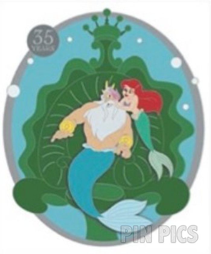 Ariel and King Triton - Little Mermaid 35th Anniversary Collection