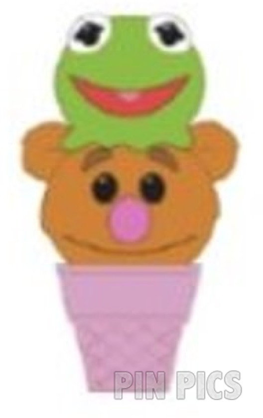 Kermit and Fozzie Bear Set - Character Scoops - Ice Cream Cone - Free-D - November - Muppets