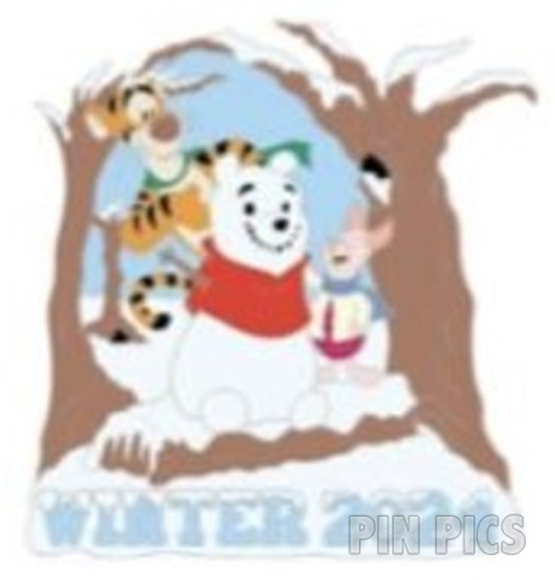 Tigger and Piglet - Building a Winnie the Pooh Snowman - Winter 2024 - Seasons - Days of Note