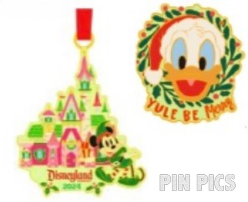 DLR - Christmas 2024 Magic Keyholder Pin and Ornament Set - Yule Be Merry