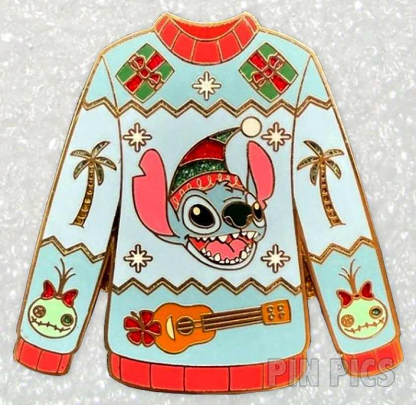 Stitch and Scrump - Christmas Sweater - Disney Holiday Gift Card - Lilo and Stitch