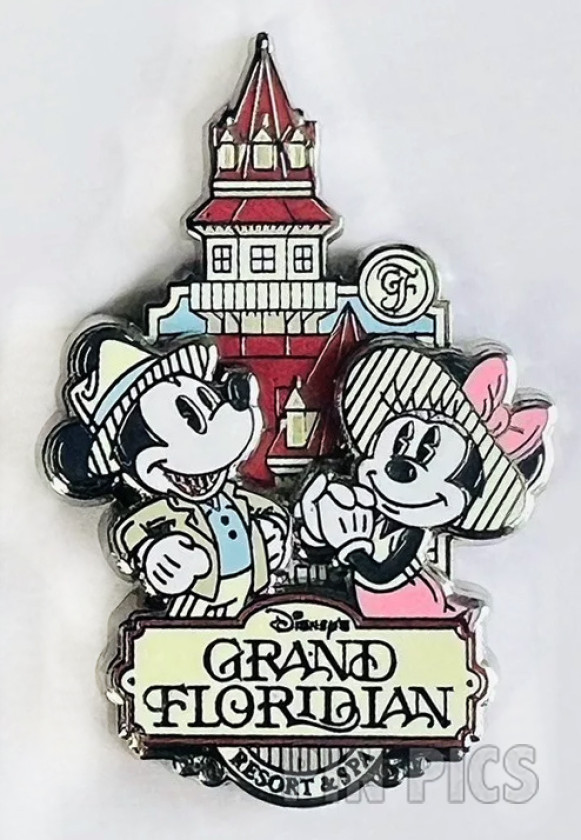 WDW - Mickey and Minnie - Grand Floridian - Stripes