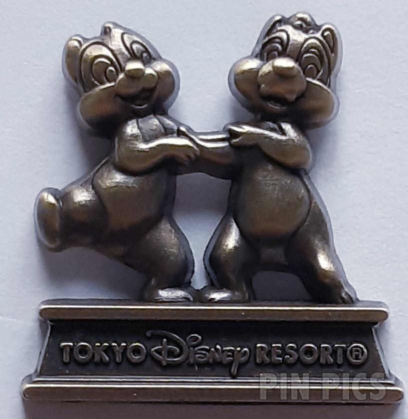 Japan - Chip and Dale - Bronze Statue - TDR