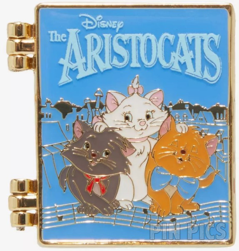 Loungefly - Berlioz, Marie, Toulouse - Aristocats - Hinged Book - BoxLunch