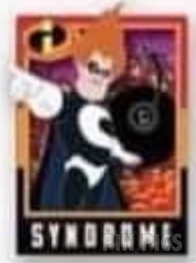 WDI - Syndrome - Incredibles Character Frames - 20th Anniversary - Pixar