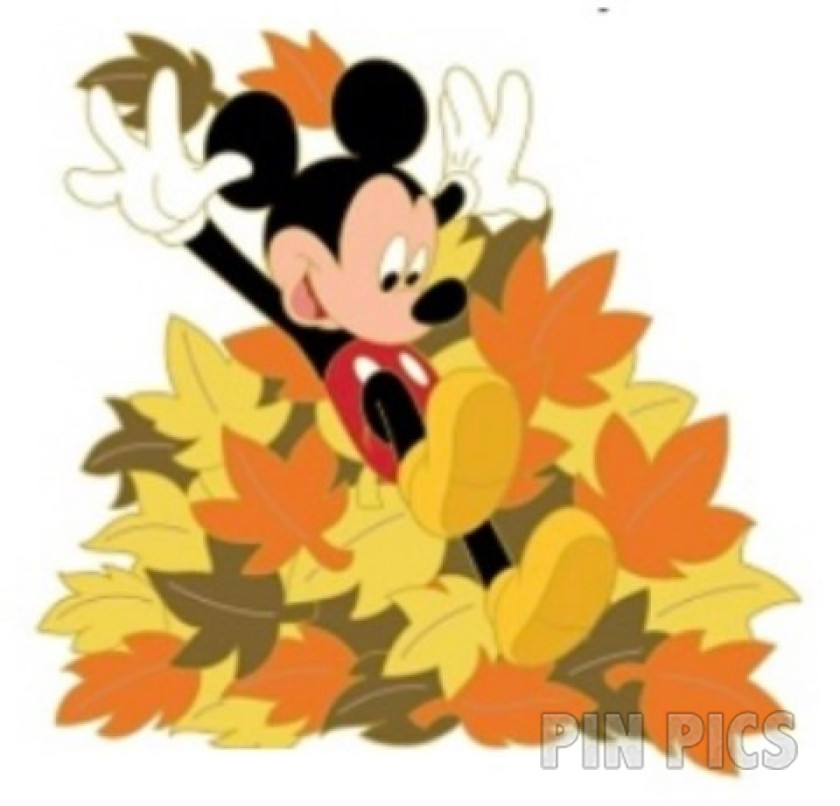 DSSH - Mickey Mouse - Jumping in Fall Leaves