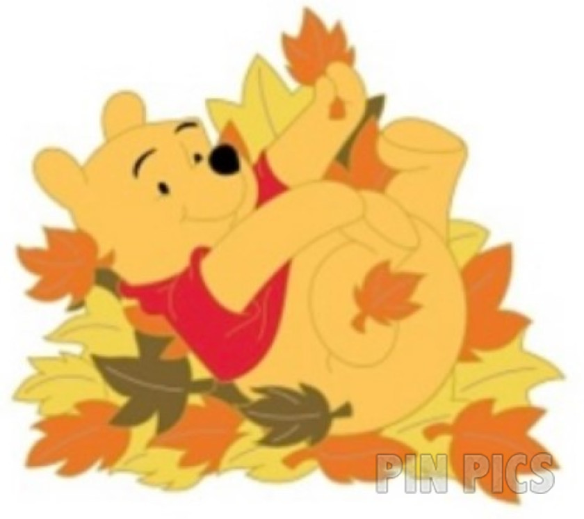 DSSH - Winnie the Pooh - Jumping in Fall Leaves