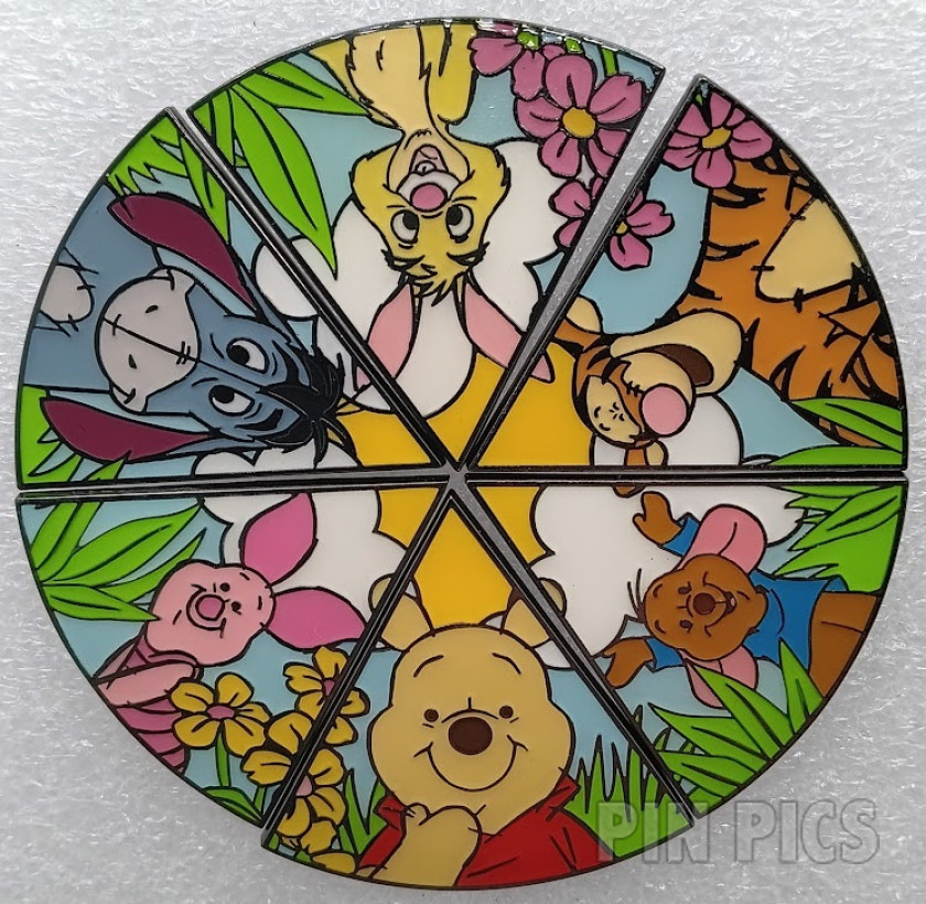 Loungefly - Winnie the Pooh - Floral Slice Set - Mystery - Puzzle - Hot Topic