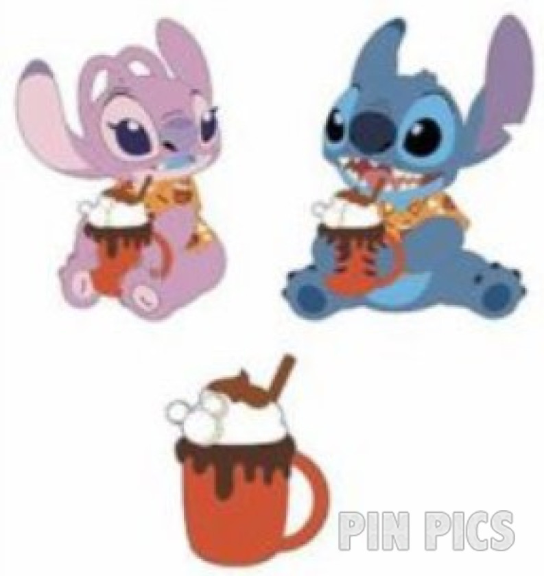 Stitch and Angel - Hot Chocolate Set - December - Stitch Attacks Snacks