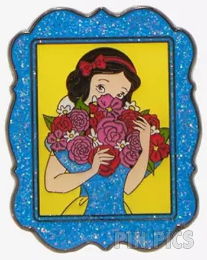 Loungefly - Snow White - Princess Portraits in Glitter Frames Set - Floral Bouquet - Seven Dwarfs - Hot Topic