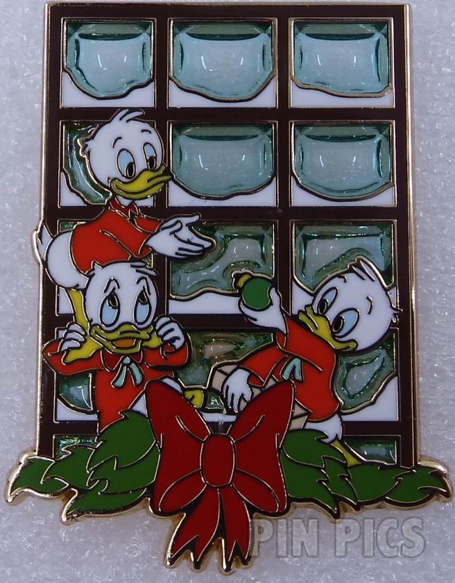 Huey, Dewey and Louis - Advent Calendar - Mickey's Christmas Carol - Stained Glass