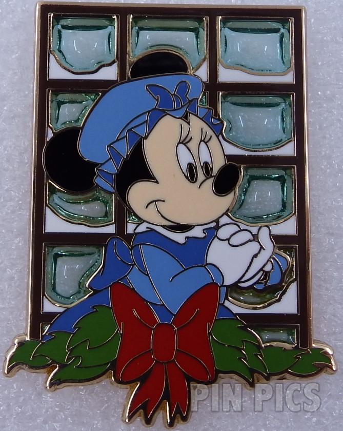 Minnie Mouse - Emily Cratchit - Advent Calendar - Mickey's Christmas Carol - Stained Glass