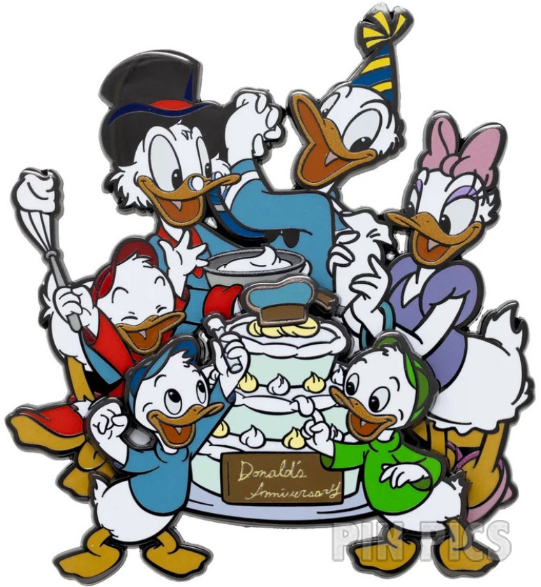 PALM - Donald, Daisy, Scrooge McDuck, Huey, Dewey, Louie - Anniversary - Jumbo