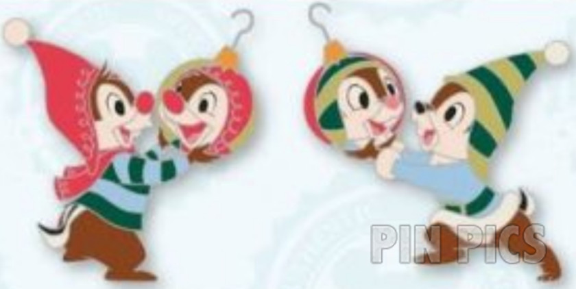 DLP - Chip and Dale Set - Reflections in Tree Ornaments - Christmas 2024