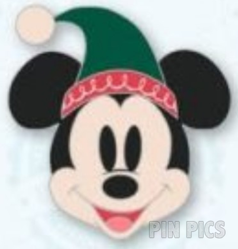 DLP - Mickey Head - Wearing Elf Hat - Christmas 2024