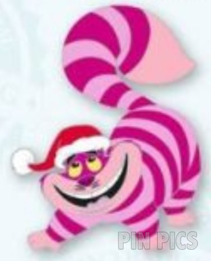 DLP - Cheshire Cat - Wearing Santa Hat - Christmas 2024 - Alice in Wonderland