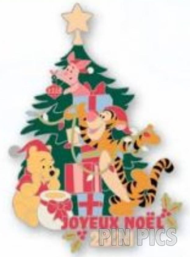 DLP - Winnie the Pooh, Tigger, Piglet - Decorating a Christmas Tree - Joyeux Noel 2024