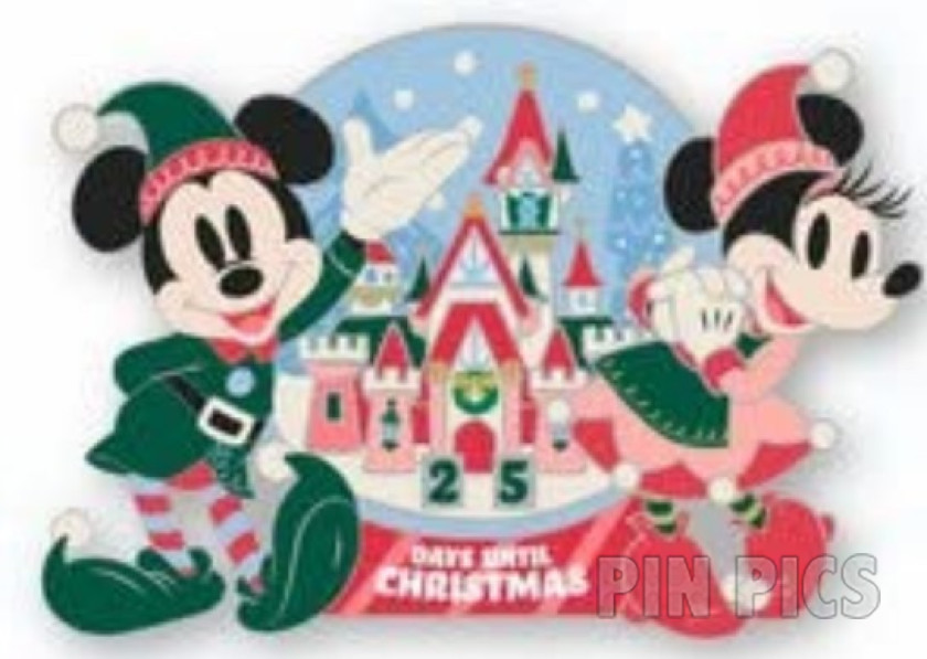 DLP - Mickey and Minnie - Countdown Days Until Christmas 2024