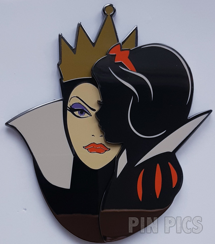 DLP - Evil Queen and Snow White  - Villain and Princess Silhouette - Jumbo